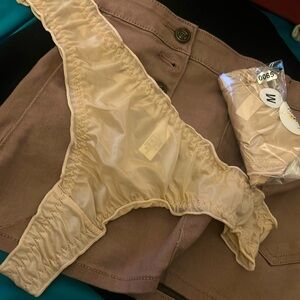 NWOT Never Worn Sheer Silk like panty